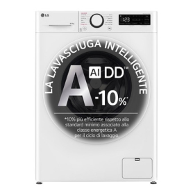 LG D2R3S08NSWW LAVASCIUGA SLIM 8/5 KG 1200 GIRI VAPORE AI...