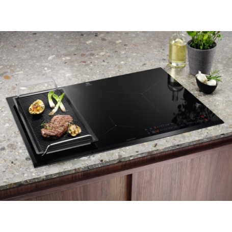 ELECTROLUX EIL83443 PIANO COTTURA DA INCASSO A INDUZIONE 78CM 4 ZONE COTTURA IN VETROCERAMICA NERO - PROMO