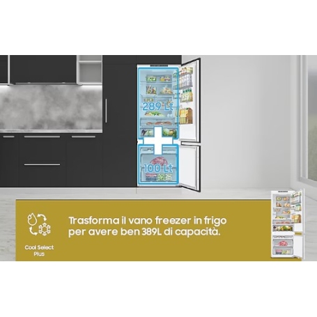 SAMSUNG BRB38G705DWWEF FRIGORIFERO COMBINATO DA INCASSO 389LT NO FROST WIFI CLASSE D