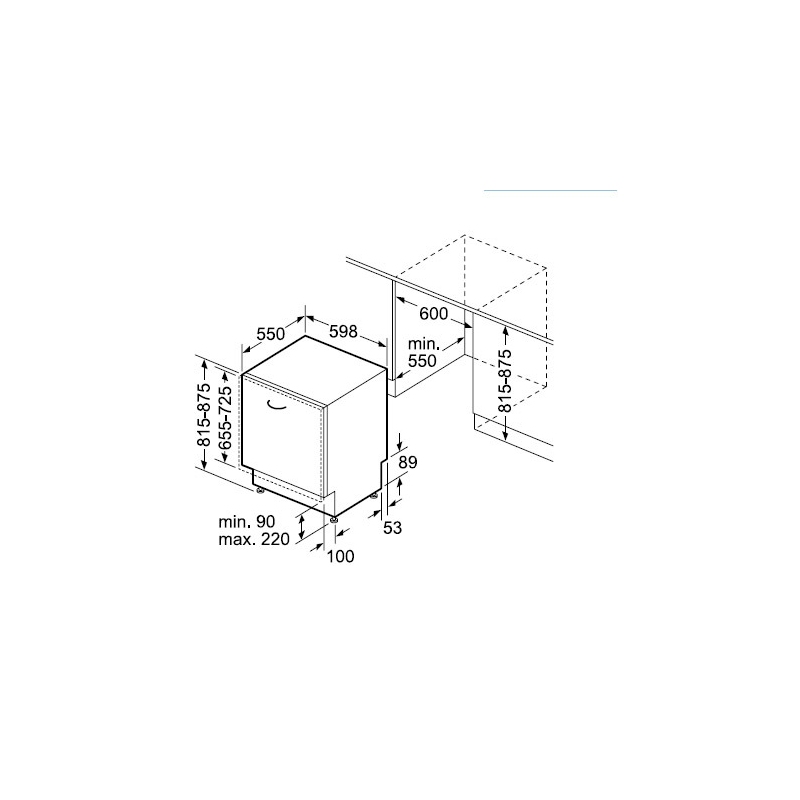 BOSCH SMV25AX06E LAVASTOVIGLIE DA INCASSO A...