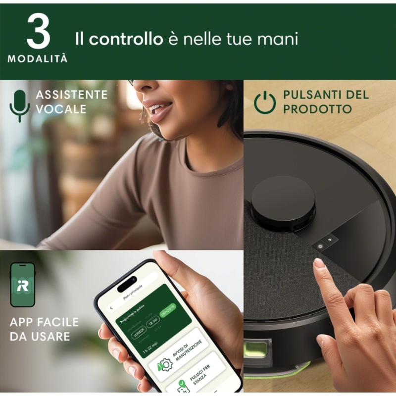 IROBOT ROOMBA 105 COMBO ROBOT ASPIRA E LAVA -...