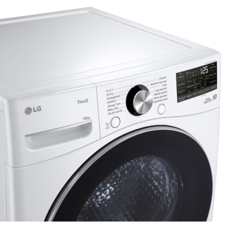 LG RH18U8AVCW ASCIUGATRICE 18KG POMPA DI CALORE DUAL INVERTER WIFI CLASSE D (EX A+++)