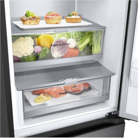 LG GBV7280AEV FRIGORIFERO COMBINATO NO FROST 387LT CLASSE A COLORE NERO