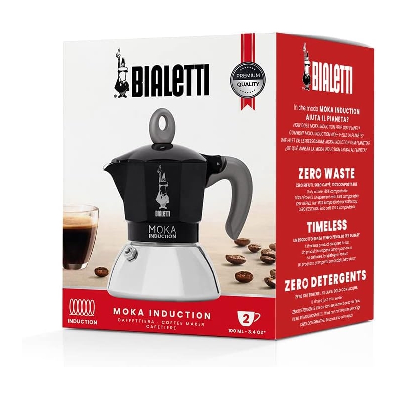 BIALETTI 6932 CAFFETTIERA 2 TAZZE ADATTA PER...