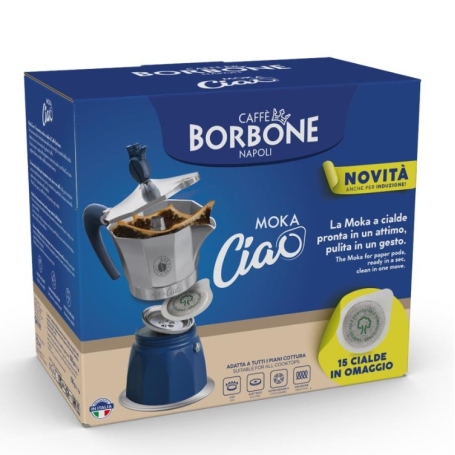CAFFE BORBONE MOKACIAO CAFFETTIERA PER CIALDE ADATTA ALL'INDUZIONE