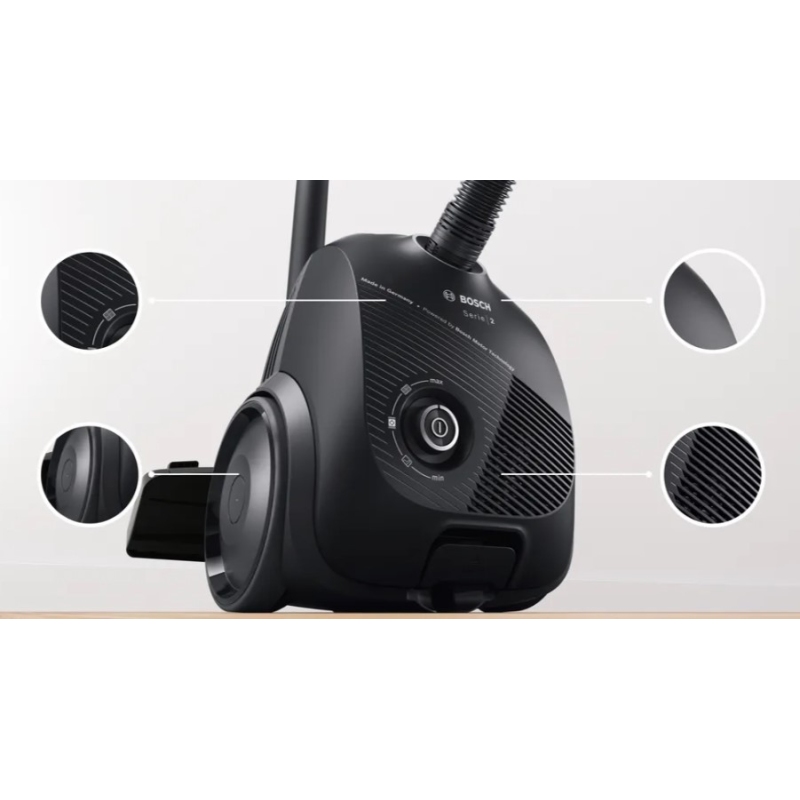 BOSCH BGLS2BA1 ASPIRAPOLVERE A TRAINO CON SACCO...