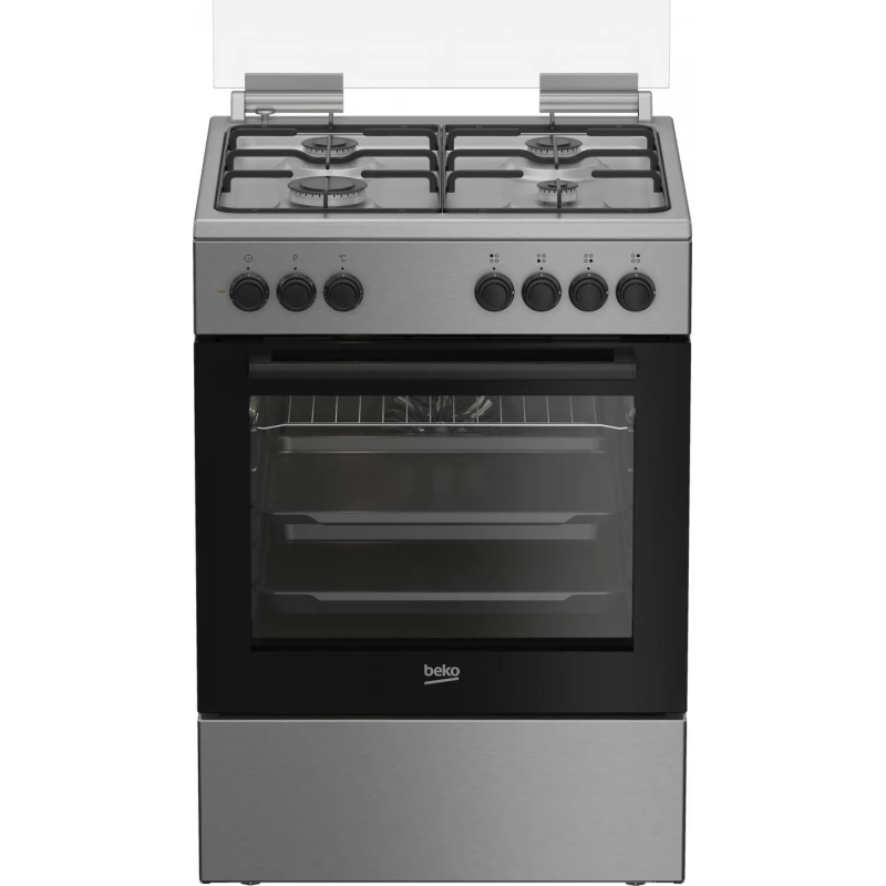 BEKO FBE62120XD CUCINA 60X60 4 FUOCHI CON FORNO ELETTRICO CLASSE A INOX