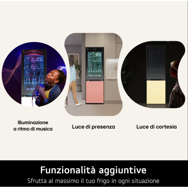 LG GBG719MDNN FRIGORIFERO COMBINATO INSTAVIEW...