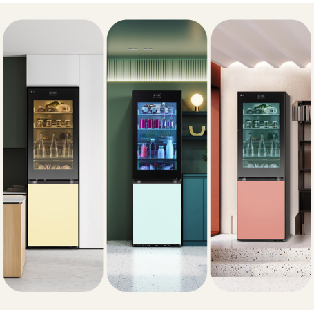 LG GBG719MDNN FRIGORIFERO COMBINATO INSTAVIEW MULTICOLORE 352LT NO FROST CLASSE D