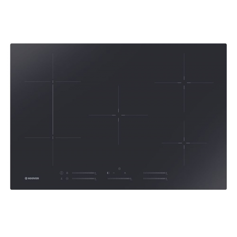 HOOVER HIES55MCTT PIANO COTTURA DA INCASSO A INDUZIONE 80CM 5 ZONE DI COTTURA COLORE NERO - PROMO