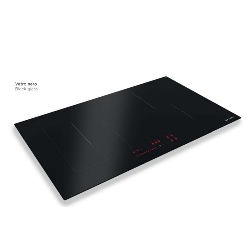 FABER FCH 84 BK KL PIANO COTTURA A INDUZIONE 78CM 4 ZONE COTTURA IN VETRO NERO - 108.0604.935