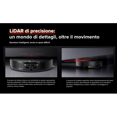 ROBOROCK SAROS 10 ROBOT ASPIRAPOLVERE ULTRASOTTILE - SAROS10