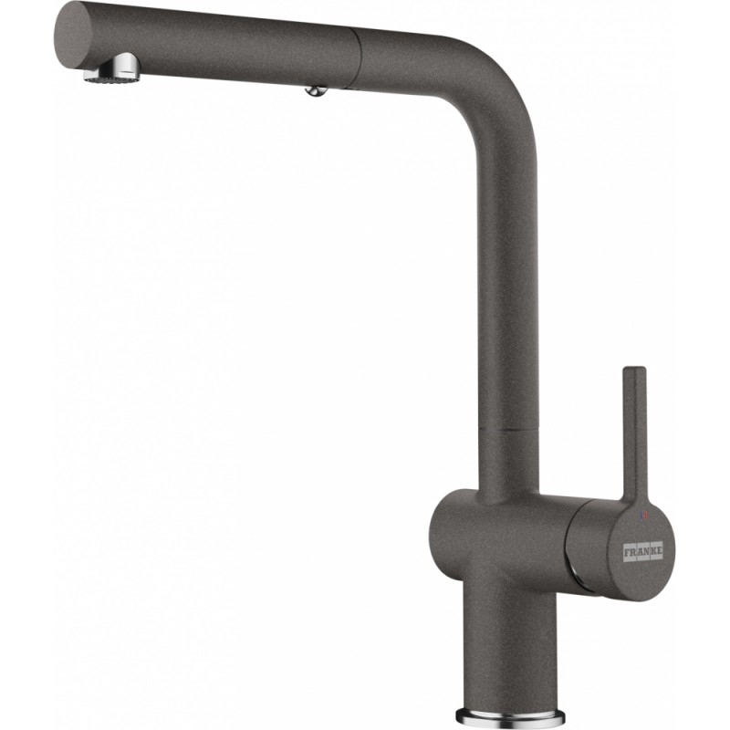 FRANKE 115.0721.464 ACTIVE DOCCIA MISCELATORE CON DOCCETTA ESTRAIBILE COLORE GRIGIO ARDESIA