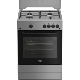 BEKO FBG62010DX CUCINA 60x60 4 FUOCHI CON FORNO A GAS...