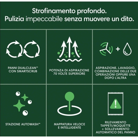 iROBOT ROOMBA PLUS 405 COMBO + AUTOWASH DOCK ROBOT ASPIRAPOLVERE - 817206