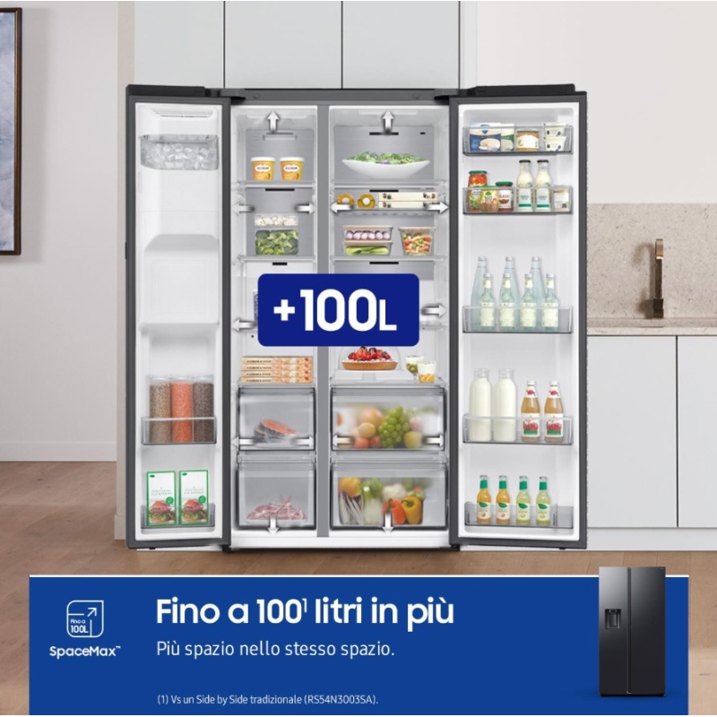 SAMSUNG RS80F66KBFEF FRIGORIFERO SIDE BY SIDE...