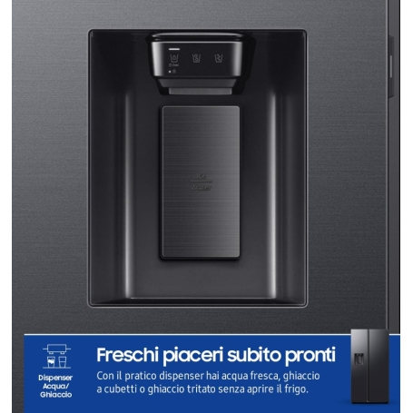 SAMSUNG RS80F66KBFEF FRIGORIFERO SIDE BY SIDE NO FROST 635LT WIFI DISPENSER CLASSE B ANTRACITE