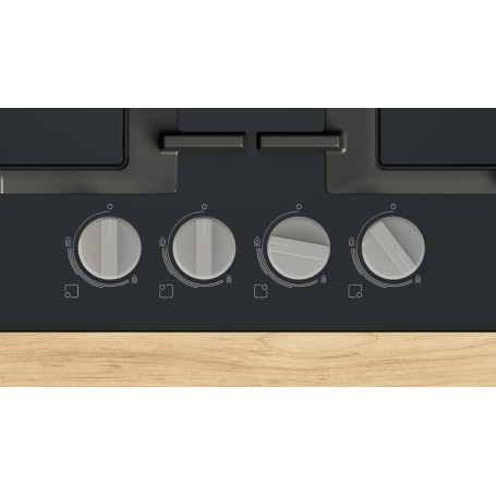 BOSCH PNP6B6K40 PIANO COTTURA DA INCASSO 60CM 4 FUOCHI A GAS COLORE NERO
