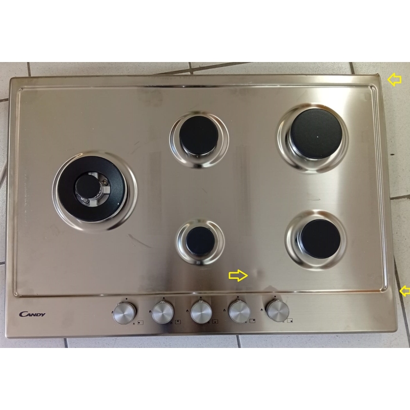 OUTLET CANDY O-CHG7WLWPX PIANO COTTURA 75CM 5...