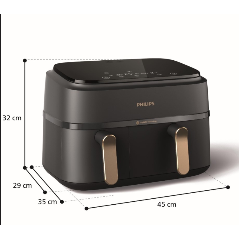 PHILIPS AIRFRYER SERIE 3000 FRIGGITRICE AD ARIA...