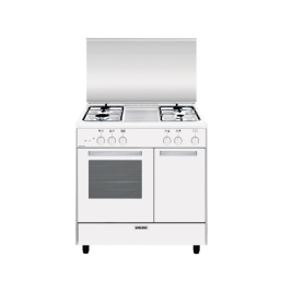 GLEM GAS AR854GX CUCINA 80x50 4 FUOCHI FORNO A GAS CLASSE...