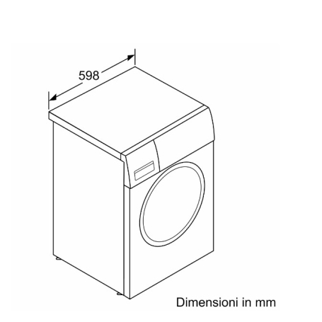 BOSCH WGG254Z9II LAVATRICE 10KG 1400 GIRI VAPORE CLASSE A