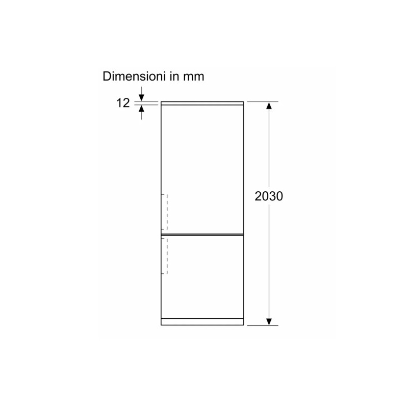 BOSCH KGN49OCAF FRIGO COMBINATO 70CM TOTAL NO...