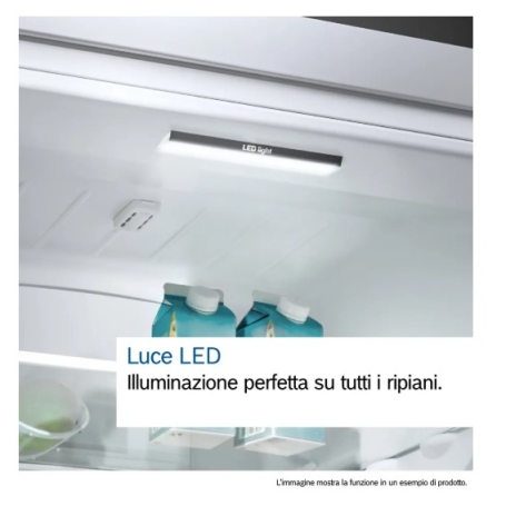 BOSCH KGN49OCAF FRIGO COMBINATO 70CM TOTAL NO FROST 440LT CLASSE A COLORE INOX ANTRACITE