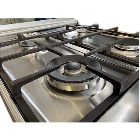 LAREL L60EX CUCINA 60X60 4 FUOCHI A GAS E FORNO ELETTRICO - INOX