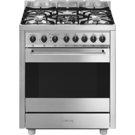 SMEG B71GMX2 CUCINA 70x60CM 5 FUOCHI A GAS FORNO...