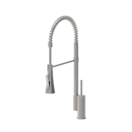 ELLECI MIKDERCS MISCELATORE CON DOCCETTA INOX SPAZZOLATO