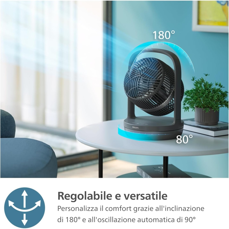 PHILIPS CX3050 VENTILATORE DA TAVOLO ULTRA...