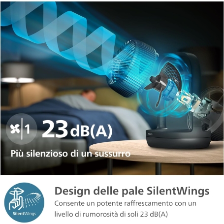 PHILIPS CX3050 VENTILATORE DA TAVOLO ULTRA SILENZIOSO