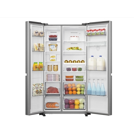 HISENSE MS91668DIE FRIGORIFERO SIDE BY SIDE NO FROST 649LT DISPENSER INOX CLASSE E