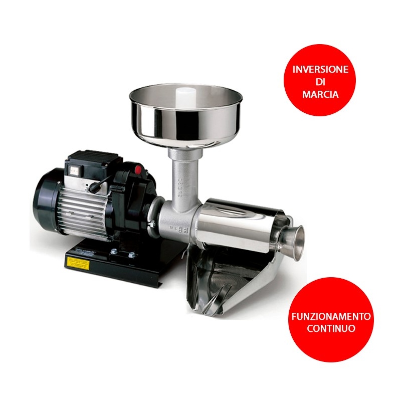 REBER 9000N PASSAPOMODORO ELETTRICO 600W FINO A 350KG/H DI POMODORO - REB/9000N