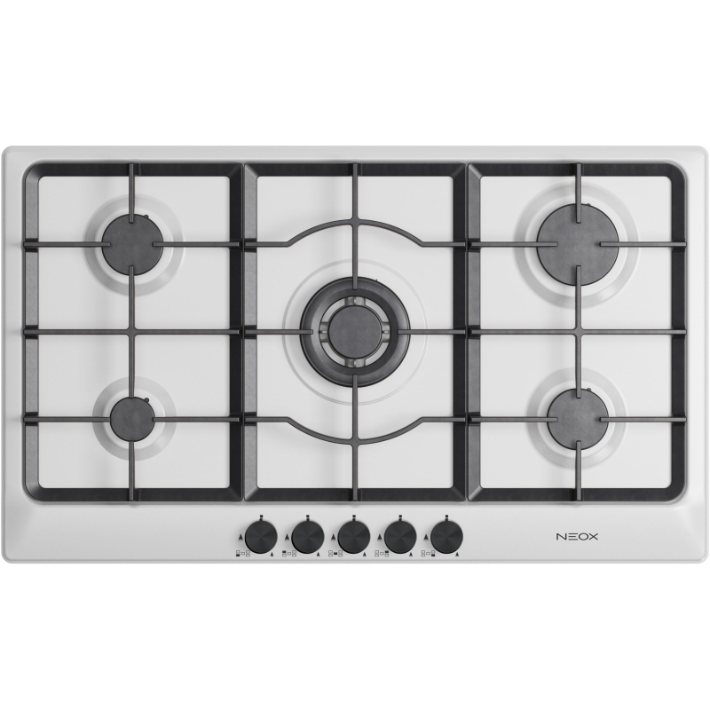 NEOX A0905VTGC ECO LINE 90 PIANO COTTURA 90CM 5 FUOCHI A GAS - BIANCO