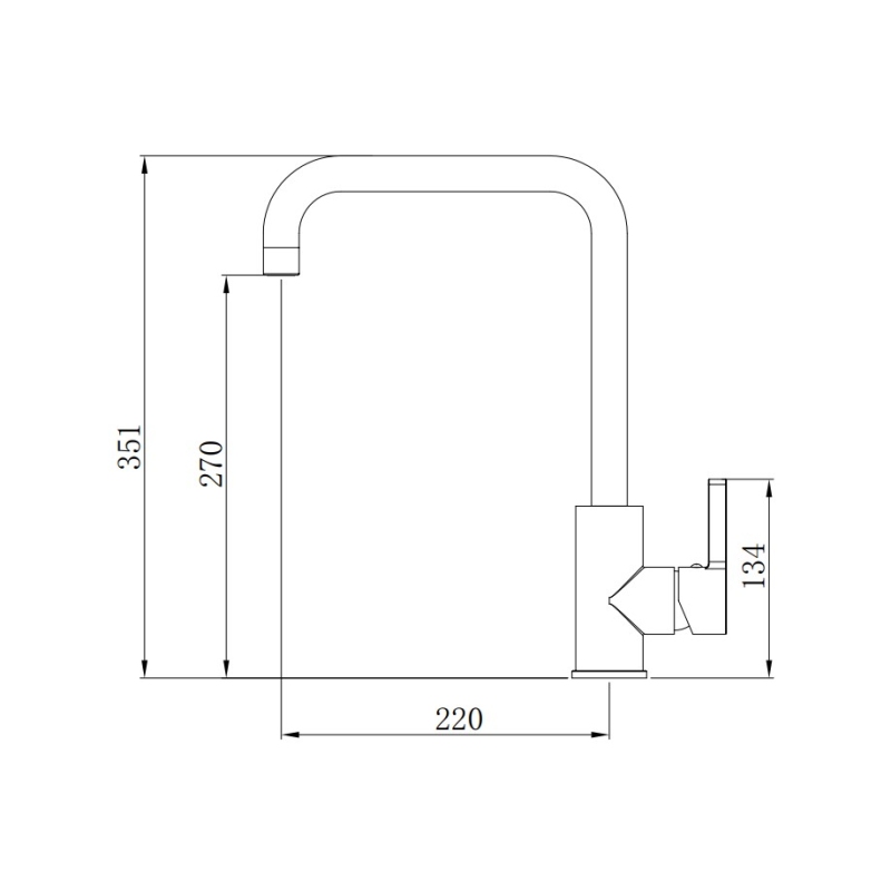ELLECI MIKD01IN DRIVE MISCELATORE MONOCOMANDO INOX