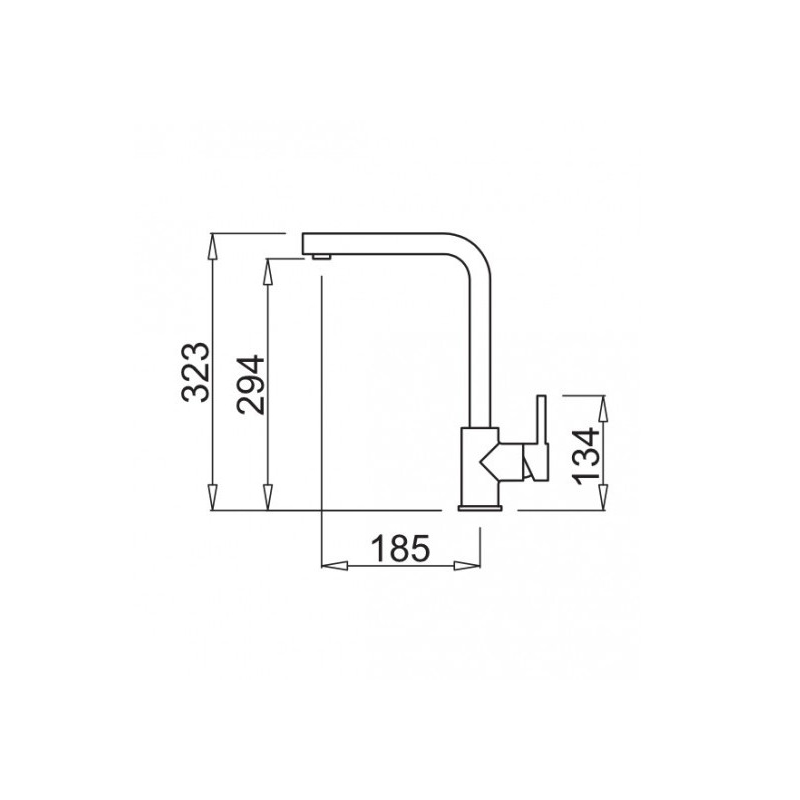 ELLECI MGKTRA43 MISCELATORE MONOCOMANDO CANNA...