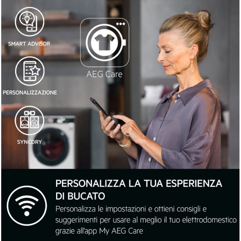 AEG LR9FA104SY LAVATRICE 10KG 1400 GIRI WIFI...