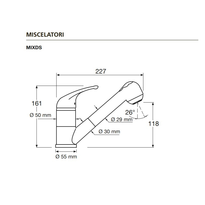 GLEM GAS MIXDS MISCELATORE MONOCOMANDO CON...