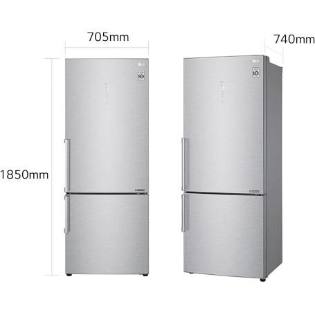 LG GBB569NSAGB FRIGORIFERO COMBINATO TOTAL NO FROST 462LT WIFI 70CM CLASSE D INOX