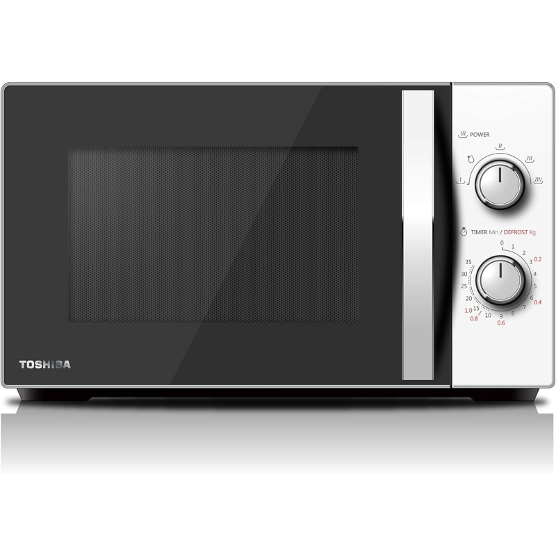 TOSHIBA MW-MG20PWH FORNO A MICROONDE 20LT CON GRILL COLORE BIANCO/NERO - MWMG20PWH