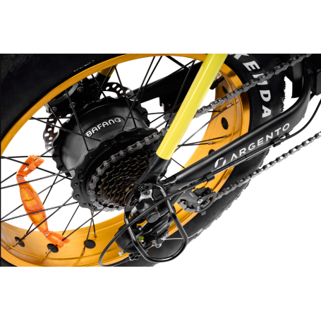 ARGENTO MINIMAX YELLOW BICICLETTA ELETTRICA RUOTE 20" AUTONOMIA 70KM - AR-BI-220009
