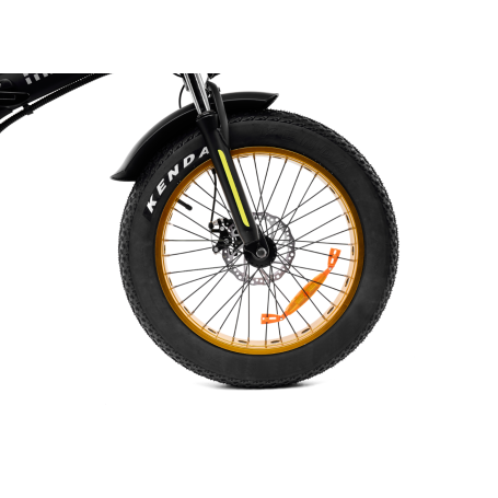 ARGENTO MINIMAX YELLOW BICICLETTA ELETTRICA RUOTE 20" AUTONOMIA 70KM - AR-BI-220009