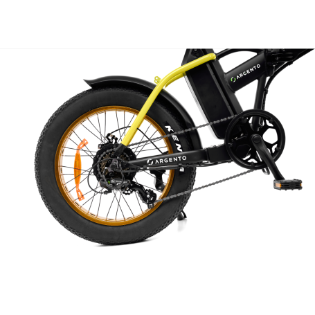 ARGENTO MINIMAX YELLOW BICICLETTA ELETTRICA RUOTE 20" AUTONOMIA 70KM - AR-BI-220009