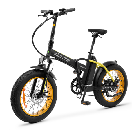 ARGENTO MINIMAX YELLOW BICICLETTA ELETTRICA RUOTE 20" AUTONOMIA 70KM - AR-BI-220009