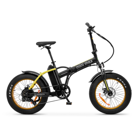 ARGENTO MINIMAX YELLOW BICICLETTA ELETTRICA RUOTE 20" AUTONOMIA 70KM - AR-BI-220009