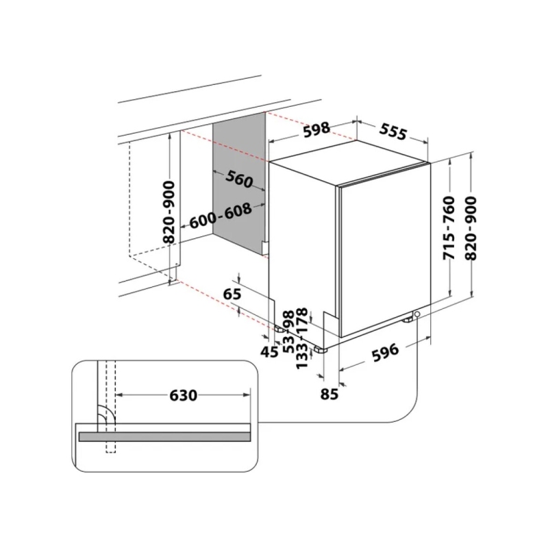 HOTPOINT HM7 42 L LAVASTOVIGLIE DA INCASSO A...
