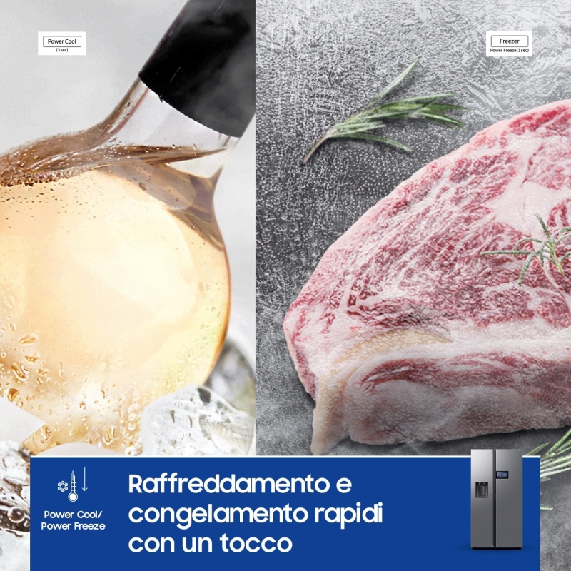 SAMSUNG RS90F65EDT FRIGORIFERO SIDE BY SIDE NO...