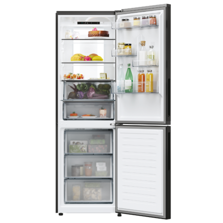 CANDY CNCQ4T618EB FRIGORIFERO COMBINATO 355LT NO FROST CLASSE E NERO